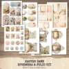 Easter Dawn Ephemera & Folio Kit – Soft Pastel Easter, Faith Based Easter Printables, Spring, Vintage Christian Spring, Kit,Digital Download