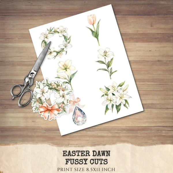 Easter Dawn Floral Arrangements, Peach Floral PNG, White Lily Bouquet, Peach Tulip Flower Art, Floral Decor, Ornaments, Digital download