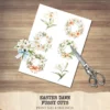 Easter Dawn Floral Arrangements, Peach Floral PNG, White Lily Bouquet, Peach Tulip Flower Art, Floral Decor, Ornaments, Digital download