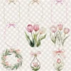Blush Tulip Letters Floral Arrangements, Tulip Floral PNG, Pink Tulip Bouquet, Spring Flower Art, Floral Decor, Ornaments, Digital download