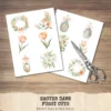 Easter Dawn Floral Arrangements, Peach Floral PNG, White Lily Bouquet, Peach Tulip Flower Art, Floral Decor, Ornaments, Digital download