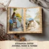Hydrangea Haven Junk Journal Pages & Papers – Spring Cottage Garden, Romantic Floral Printable, Scrapbook, Cottagecore, Digital Download