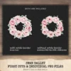 Swan Ballet Floral Arrangements, Peony Floral PNG, Pink Peony Bouquet, Pink Floral Art, Ballet Decor, Antique Ornaments, Digital Download