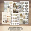 Gentle Apothecary Ephemera & Folio Kit – Vintage Herb Jars, Botanical Printables, Lavender, Chamomile, Herbal Tags, Kits, Digital Download