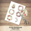 Bloom Wonderland Floral Arrangements, Rose Pink PNG, Rose Bouquet, Dreamy Floral Art, Floral Decor, Floral Ornaments, Digital download