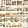 Rusted Plow and Wild Grains Clipart Set – Rustic Farm Illustrations, Masculine Harvest Graphics, Vintage Farmhouse, Harvest,Digital download