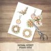Ostara Spirit Floral Arrangements, Spring Floral PNG, Tulip Bouquet, Tulip Art, Floral Pagan, Decor, Ornaments, Digital Download
