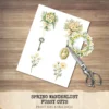 Spring Wanderlust Floral Arrangements, Spring Floral PNG, Wildflowers Bouquet, Meadow Art, Yellow Floral, Decor, Ornaments, Digital Download