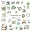 Hydrangea Haven Clipart Set – Spring Cottage Garden PNG Illustrations, Botanical, Pastel Floral, Romantic Floral Graphics, Digital Download