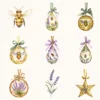 Honey and Herbs Floral Arrangements, Lavender Floral PNG, Lavender Bouquet, Herbal Floral Art, Floral Decor, Ornaments, Digital download
