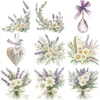 Gentle Apothecary Floral Arrangements, Harbal Floral PNG, Lavender Bouquet, Chamomile Art, Rosemary PNG, Decor, Ornaments, Digital Download