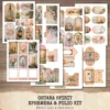 Ostara Spirit Ephemera & Folio Kit – Pagan Spring Equinox, Goddess Ritual Printables, Eggs, Rabbits, Florals Tags, Kits, Digital Download