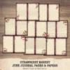 Strawberry Market Junk Journal Pages & Papers – Strawberry Blossom, Spring Fruit Printable, Basket Textures Scrapbook, Digital Download