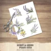 Honey and Herbs Floral Arrangements, Lavender Floral PNG, Lavender Bouquet, Herbal Floral Art, Floral Decor, Ornaments, Digital download
