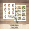 Honey and Herbs Clipart Set – Lavender Herb Illustrations, Honey Pot Graphics, Rustic Recipe, Rosemary PNG Clipart, Digital download