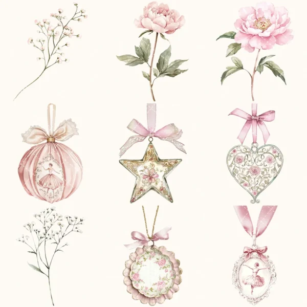 Swan Ballet Floral Arrangements, Peony Floral PNG, Pink Peony Bouquet, Pink Floral Art, Ballet Decor, Antique Ornaments, Digital Download