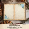 Hydrangea Haven Junk Journal Pages & Papers – Spring Cottage Garden, Romantic Floral Printable, Scrapbook, Cottagecore, Digital Download