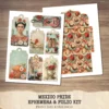 Mexico Pride Ephemera & Folio Kit – Patriotic Sombrero, Mexican Floral Printables, Cactus, Vintage, Pride Tags, Kits, Digital Download