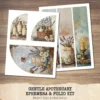 Gentle Apothecary Ephemera & Folio Kit – Vintage Herb Jars, Botanical Printables, Lavender, Chamomile, Herbal Tags, Kits, Digital Download