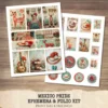 Mexico Pride Ephemera & Folio Kit – Patriotic Sombrero, Mexican Floral Printables, Cactus, Vintage, Pride Tags, Kits, Digital Download