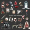 Gothic Veil Spring Clipart Set – Haunted Floral PNG Illustrations, Victorian Lace, Dark Spring Graphics, Romantic Gothic, Digital Download