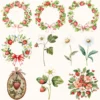 Strawberry Market Floral Arrangements, Spring Fruit PNG, Daisy Bouquet, Strawberry Blossom Art, Floral Decor, Ornaments, Digital download