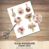 Bloom Wonderland Floral Arrangements, Rose Pink PNG, Rose Bouquet, Dreamy Floral Art, Floral Decor, Floral Ornaments, Digital download