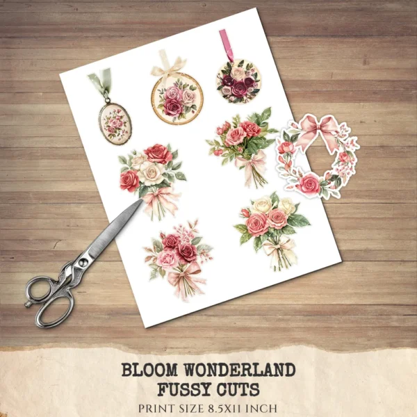 Bloom Wonderland Floral Arrangements, Rose Pink PNG, Rose Bouquet, Dreamy Floral Art, Floral Decor, Floral Ornaments, Digital download