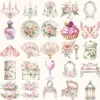 Swan Ballet Clipart Set – Swan Lake Ballerina Illustrations, Pink Ballet Dancer Graphics, Party Designs PNG, Pink Peonies, Digital download