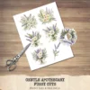 Gentle Apothecary Floral Arrangements, Harbal Floral PNG, Lavender Bouquet, Chamomile Art, Rosemary PNG, Decor, Ornaments, Digital Download