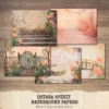 Ostara Spirit Junk Journal Pages & Papers – Pagan Spring Equinox, Goddess Ritual Printable, Eggs, Rabbits, Scrapbook, Digital Download