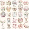 Swan Ballet Clipart Set – Swan Lake Ballerina Illustrations, Pink Ballet Dancer Graphics, Party Designs PNG, Pink Peonies, Digital download