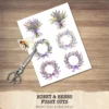 Honey and Herbs Floral Arrangements, Lavender Floral PNG, Lavender Bouquet, Herbal Floral Art, Floral Decor, Ornaments, Digital download