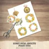 Honey Petal Archive Floral Arrangements, Peony Floral PNG, Yellow Peony Bouquet, Spring Flower Art, Floral Decor, Ornaments,Digital download