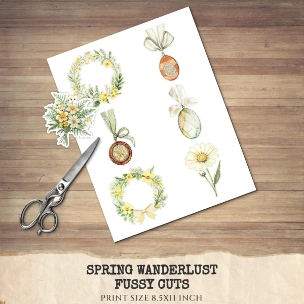 Spring Wanderlust Floral Arrangements, Spring Floral PNG, Wildflowers Bouquet, Meadow Art, Yellow Floral, Decor, Ornaments, Digital Download