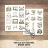 Gentle Apothecary Clipart Set – Vintage Herb Jars PNG Illustrations, Botanical Graphics, Lavender, Chamomile, Rosemary, Digital download
