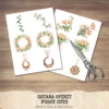 Ostara Spirit Floral Arrangements, Spring Floral PNG, Tulip Bouquet, Tulip Art, Floral Pagan, Decor, Ornaments, Digital Download