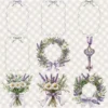 Gentle Apothecary Floral Arrangements, Harbal Floral PNG, Lavender Bouquet, Chamomile Art, Rosemary PNG, Decor, Ornaments, Digital Download