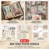 New York Vogue Mega Bundle – Chic New York Travel, Ephemera, Journal, Modern Travel PNG Clipart, Seamless Pattern, Digital Download