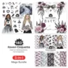 Raven Coquette Mega Bundle – Dark Academia PNG Illustrations, Victorian Lace Graphics, Elegant Gothic, Moody Florals, Digital Download