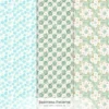 Hawaii Shores Seamless Patterns, Hibiscus Florals JPEG, Tropical Beach Pattern, Seashells Repeating Pattern, Digital Scrapbook Paper