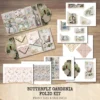 Butterfly Gardenia Ephemera & Folio Kit – Butterfly Garden, Whimsical Gardenia Printables, Pink Floral Tags, Kits, Digital Download