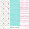Orchid Paradise Seamless Patterns, Pink Floral JPEG, Summer Resort Pattern, Tropical Spa Wellness Repeating Pattern, Digital Scrapbook Paper