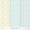 Mediterranean Lemon Seamless Patterns, Lemon Blossom JPEG, Mediterranean Tile Pattern, Summertime Repeating Pattern, Digital Scrapbook Paper