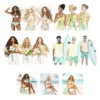 Hawaii Shores Clipart Set – Tropical Beach PNG Illustrations, Coastal Summer Graphics, Island Houses Surfboards Seashells, Digital Download