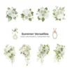 Summer Versailles Floral Arrangements, Floral Garden PNG, Rose Bouquet, Hydrangea Art, French Decor, Ornaments, Digital Download