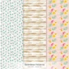 Bali Paradise Seamless Patterns, Tropical JPEG, Hibiscus Pattern, Island, Summer Coastal Repeating Pattern, Digital Scrapbook Paper