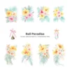 Bali Paradise Floral Arrangements, Tropical Floral PNG, Hibiscus Bouquet, Hibiscus Floral Art, Tropical Decor, Ornaments, Digital Download