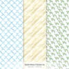 Hawaii Shores Seamless Patterns, Hibiscus Florals JPEG, Tropical Beach Pattern, Seashells Repeating Pattern, Digital Scrapbook Paper