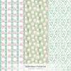 Orchid Paradise Seamless Patterns, Pink Floral JPEG, Summer Resort Pattern, Tropical Spa Wellness Repeating Pattern, Digital Scrapbook Paper